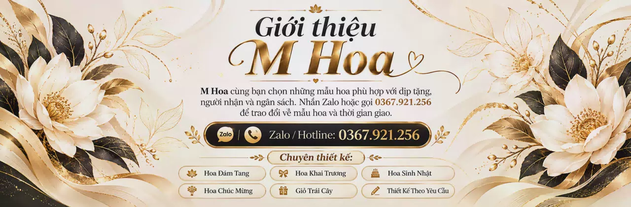 Ảnh bìa Shop hoa tươi Xã Giồng Trôm Vĩnh Long - Chọn hoa gửi đúng tâm tình